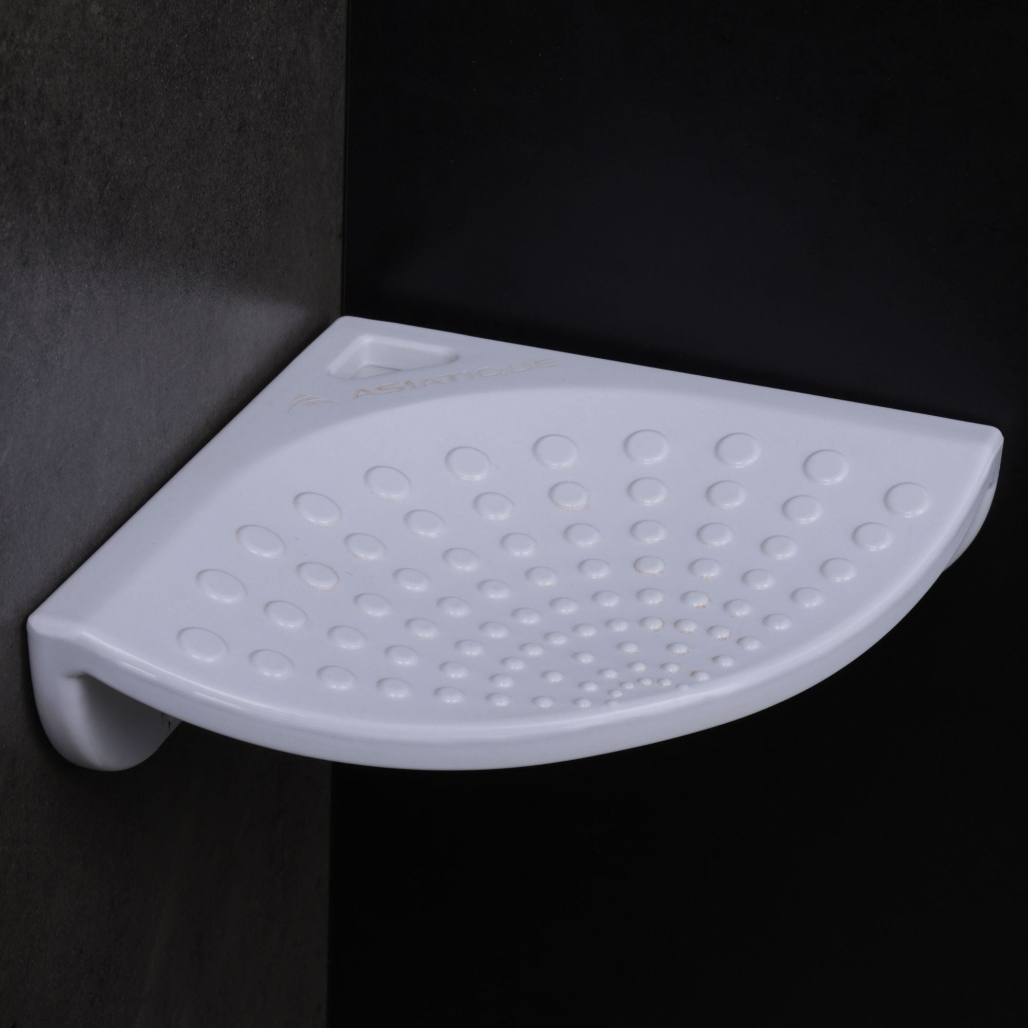 ASIATIQUE Semi Ceramic Smart Corner Foot Rest Bathroom Shaving Foot Support | NX-515