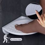 ASIATIQUE Semi Ceramic Smart Corner Foot Rest Bathroom Shaving Foot Support | NX-515