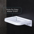 ASIATIQUE Semi Ceramic Soap Stand NX-501 | Wall Mounted Bathroom Soap Holder & Soap Dish | Modern Bathroom Accessory
