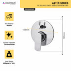 Asiatique S/L Div Upper Parts Handle, Button & Plate (AS-024), Aster Series Bathroom & Kitchen Faucets | Premium Modern Tap Collection