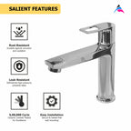 Asiatique Pillar Cock (B-000), Bronze Series Premium Brass Faucet Collection, Chrome Basin Mixers, Pillar Cocks, Sink Mixers & Bathroom Tap