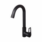 Asiatique Pillar Cock With Swivel ‘J’ Spout (BB-002 M), Bronze Brush Black Series Bathroom & Kitchen Faucets