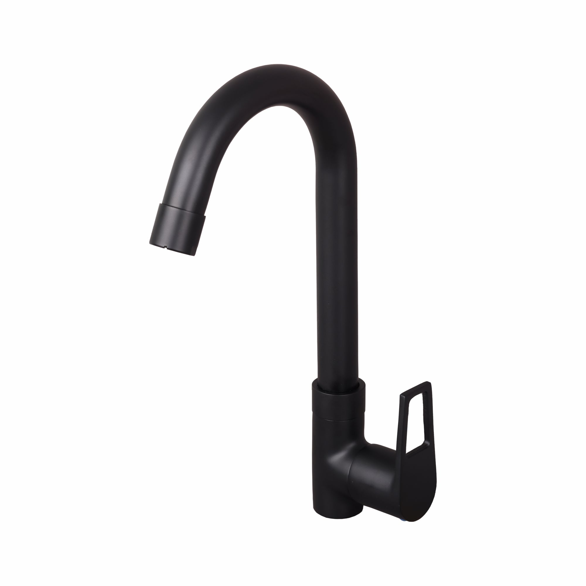Asiatique Pillar Cock With Swivel ‘J’ Spout (BB-002 M), Bronze Brush Black Series Bathroom & Kitchen Faucets