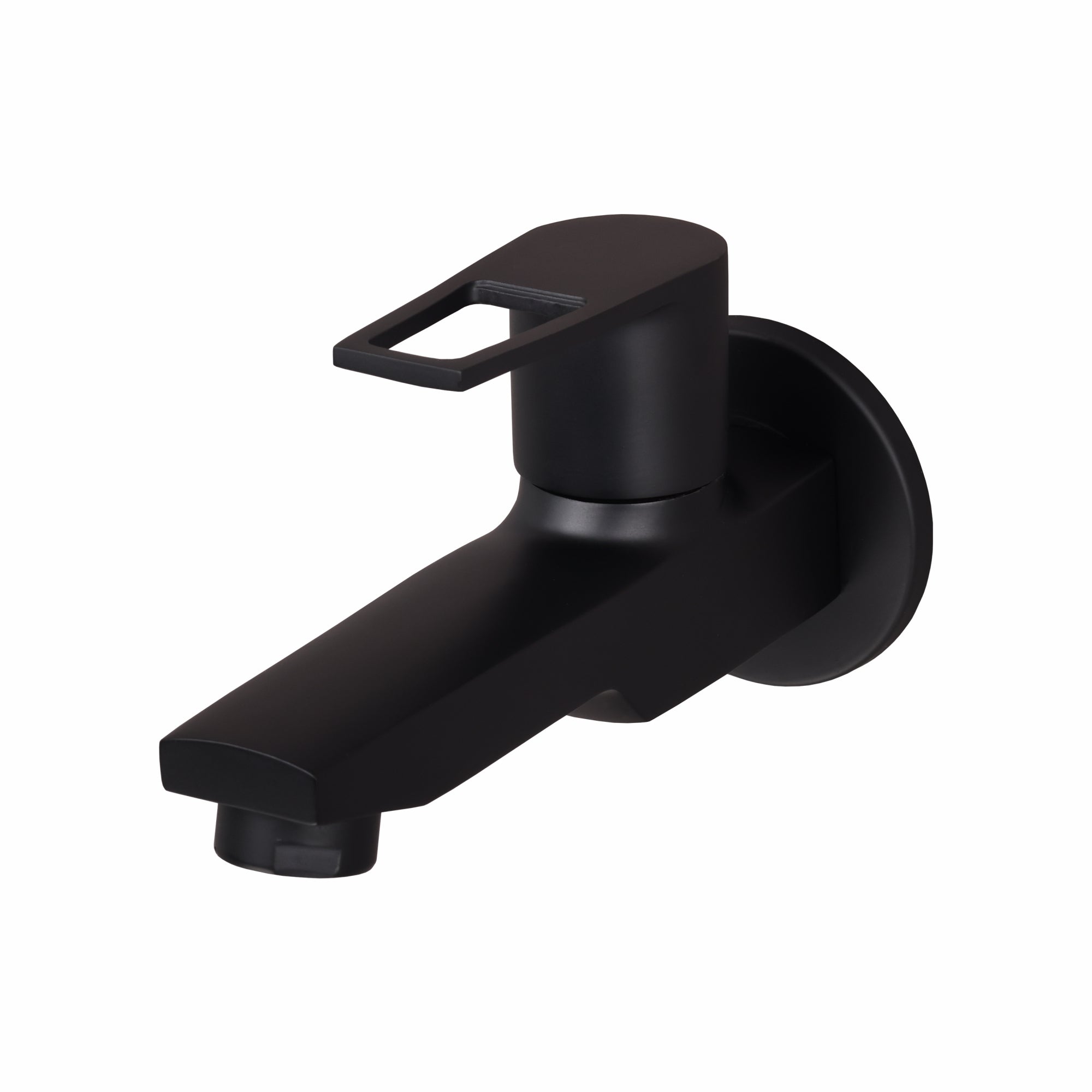 Asiatique Bib Cock Long Body With Wall Flange (BB-004 M), Bronze Brush Black Series Bathroom & Kitchen Faucets