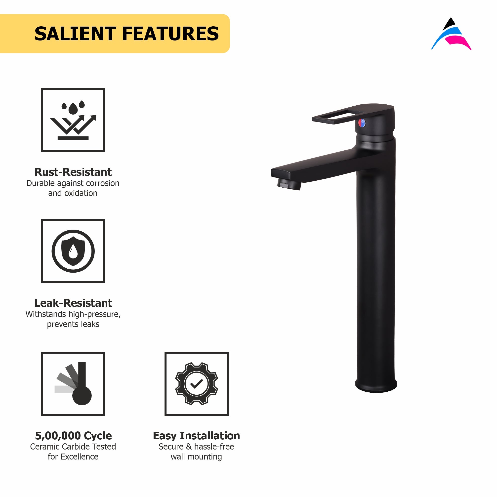 Asiatique S/L Basin Mixer With Extended Body With Braided Hoses (BB-009EX M), Bronze Brush Black Series Bathroom & Kitchen Faucets