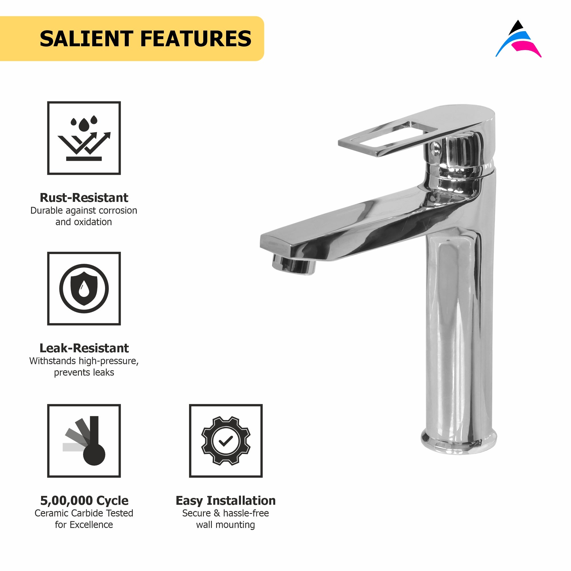 Asiatique S/L Basin Mixer With Extended Body Braided Hoses (B-009EX), Bronze Series Premium Brass Faucet Collection, Chrome Basin Mixers, Pillar Cocks, Sink Mixers & Bathroom Tap