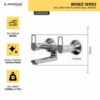 Asiatique Wall Mixer Non-Telephonic Wall Mounted (B-014), Bronze Series Premium Brass Faucet Collection, Chrome Basin Mixers, Pillar Cocks, Sink Mixers & Bathroom Taps