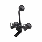 Asiatique Wall Mixer Telephonic With ‘L’ Bend for ARR. Of O/H Shower (BB-017 M), Bronze Brush Black Series Bathroom & Kitchen Faucets