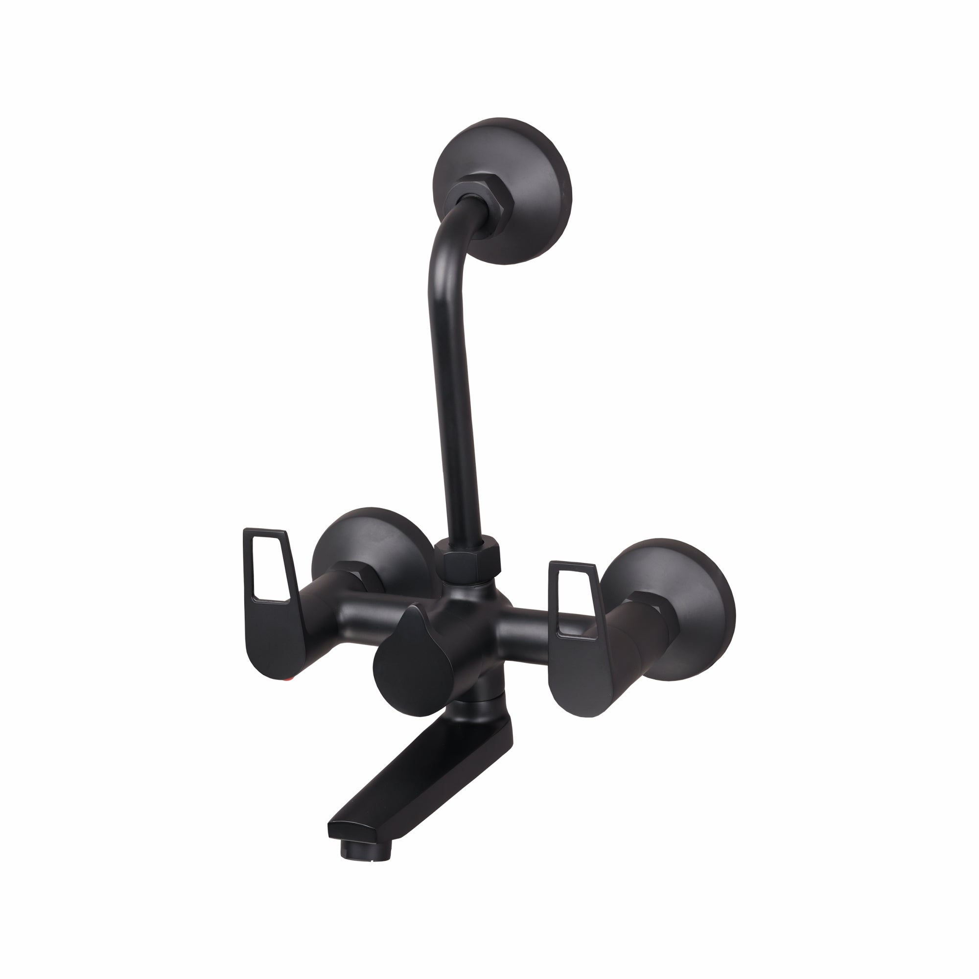 Asiatique Wall Mixer Telephonic With ‘L’ Bend for ARR. Of O/H Shower (BB-017 M), Bronze Brush Black Series Bathroom & Kitchen Faucets