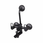 Asiatique 3 in 1 Wall Mixer With Pro. For Tele. Shower & O/H Shower (BB-018 M), Bronze Brush Black Series Bathroom & Kitchen Faucets