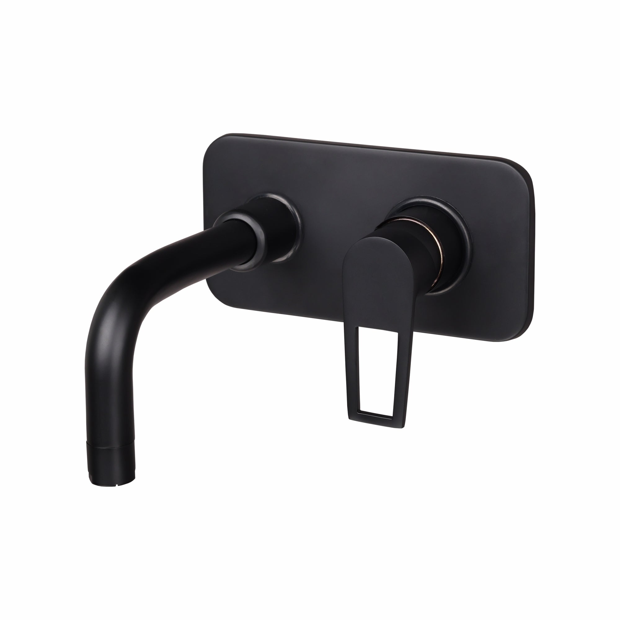Asiatique S/L Basin Mixer Wall Mounted Full Set (BB-019 M), Bronze Brush Black Series Bathroom & Kitchen Faucets