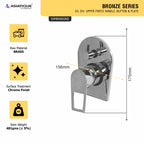 Asiatique S/L Div. Upper Parts Handle, Button & Plate (B-024), Bronze Series Premium Brass Faucet Collection, Chrome Basin Mixers, Pillar Cocks, Sink Mixers & Bathroom Taps