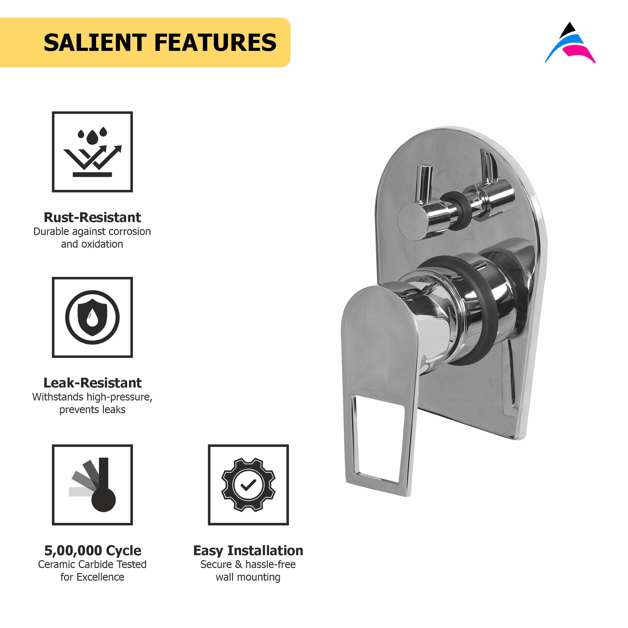 Asiatique S/L Div. Upper Parts Handle, Button & Plate (B-024), Bronze Series Premium Brass Faucet Collection, Chrome Basin Mixers, Pillar Cocks, Sink Mixers & Bathroom Taps