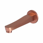 Asiatique Div. Plain Spout With Wall Flange (BRG-025 M), Button & Plate, Bronze Brush Rose Gold Series Bathroom & Kitchen Faucets