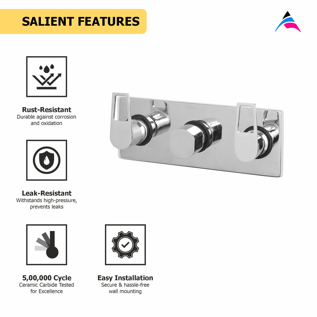 Asiatique Con. Wall Mixer Upper Part (B-029U), Bronze Series Premium Brass Faucet Collection, Chrome Basin Mixers, Pillar Cocks, Sink Mixers & Bathroom Taps