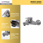 Asiatique S/L Bath & Shower Mixer (B-030), Bronze Series Premium Brass Faucet Collection, Chrome Basin Mixers, Pillar Cocks, Sink Mixers & Bathroom Taps