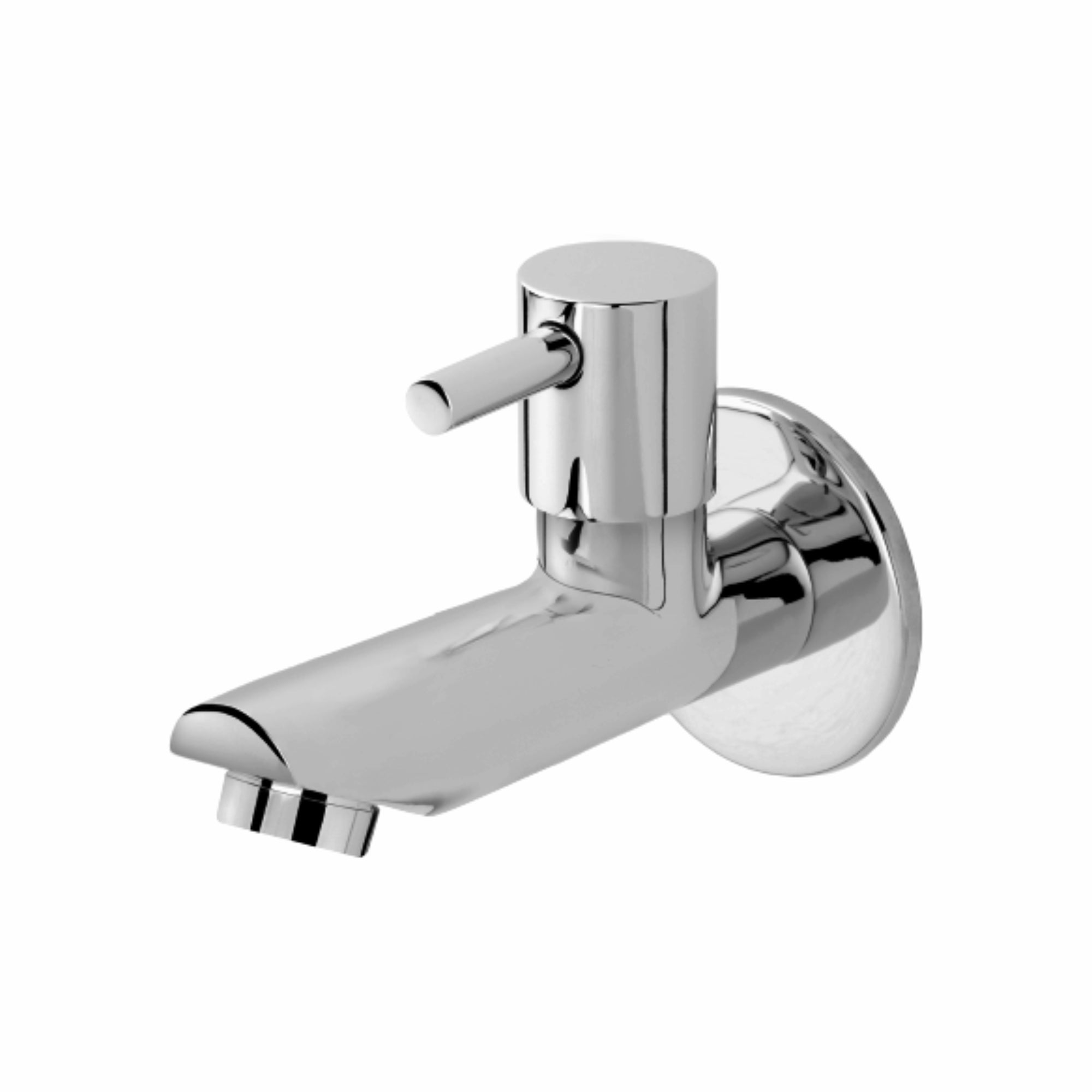 Asiatique Bib Cock Long Body With Wall Flange   (A-004), Antique Series Premium Faucets & Sink Mixers