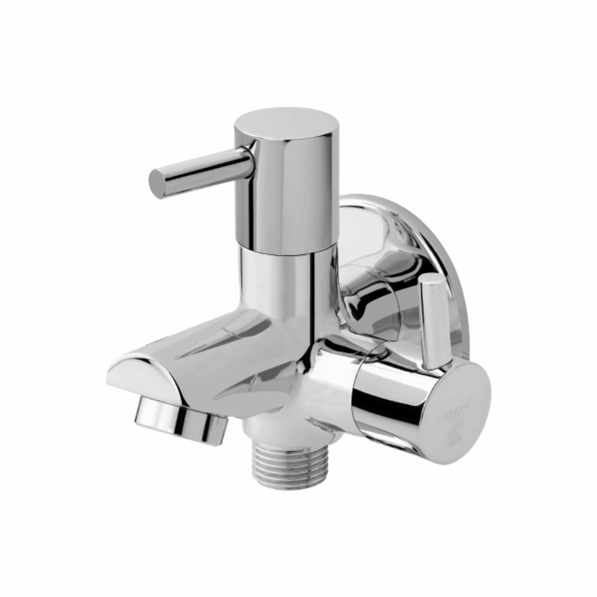 Asiatique 2 in 1 Bib Cock With Wall  Flange   (A-015), Antique Series Premium Faucets & Sink Mixers