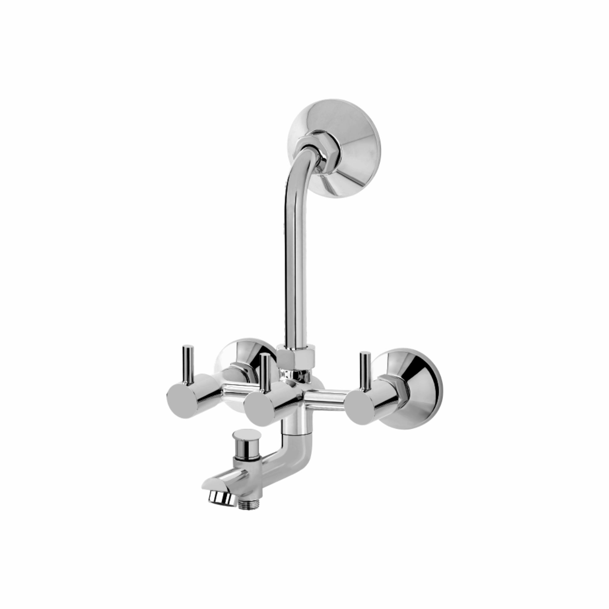 Asiatique 3 in 1 Wall Mixer With Pro. fro Tele. Shower & O/H shower (A-018), Antique Series Premium Faucets & Sink Mixers