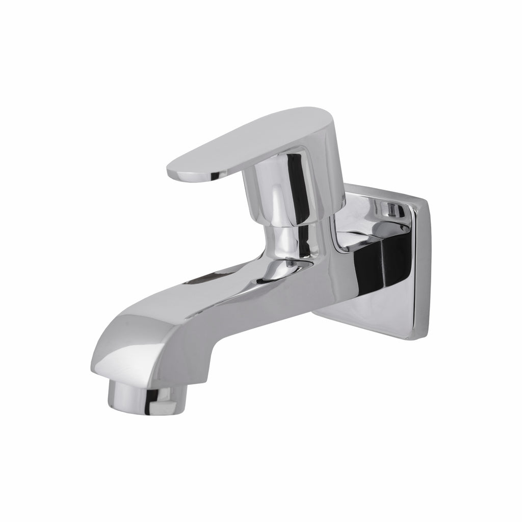 Asiatique Bib Cock Long Body With Wall Flange (AS-004), Aster Series Bathroom & Kitchen Faucets | Premium Modern Tap Collection