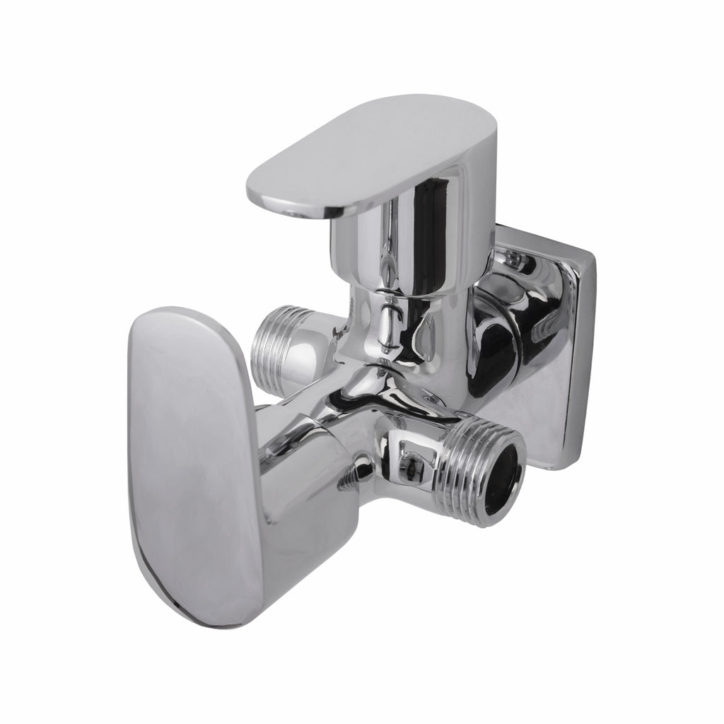 Asiatique 2 Way Angle Cock With Flange (AS-005TW), Aster Series Bathroom & Kitchen Faucets | Premium Modern Tap Collection