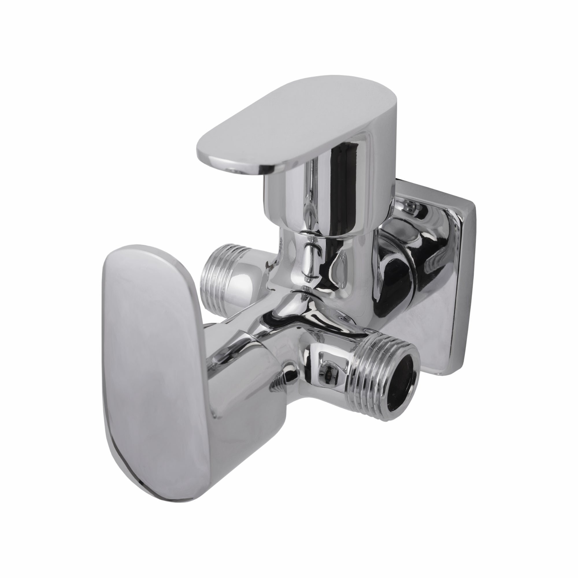 Asiatique 2 Way Angle Cock With Flange (AS-005TW), Aster Series Bathroom & Kitchen Faucets | Premium Modern Tap Collection