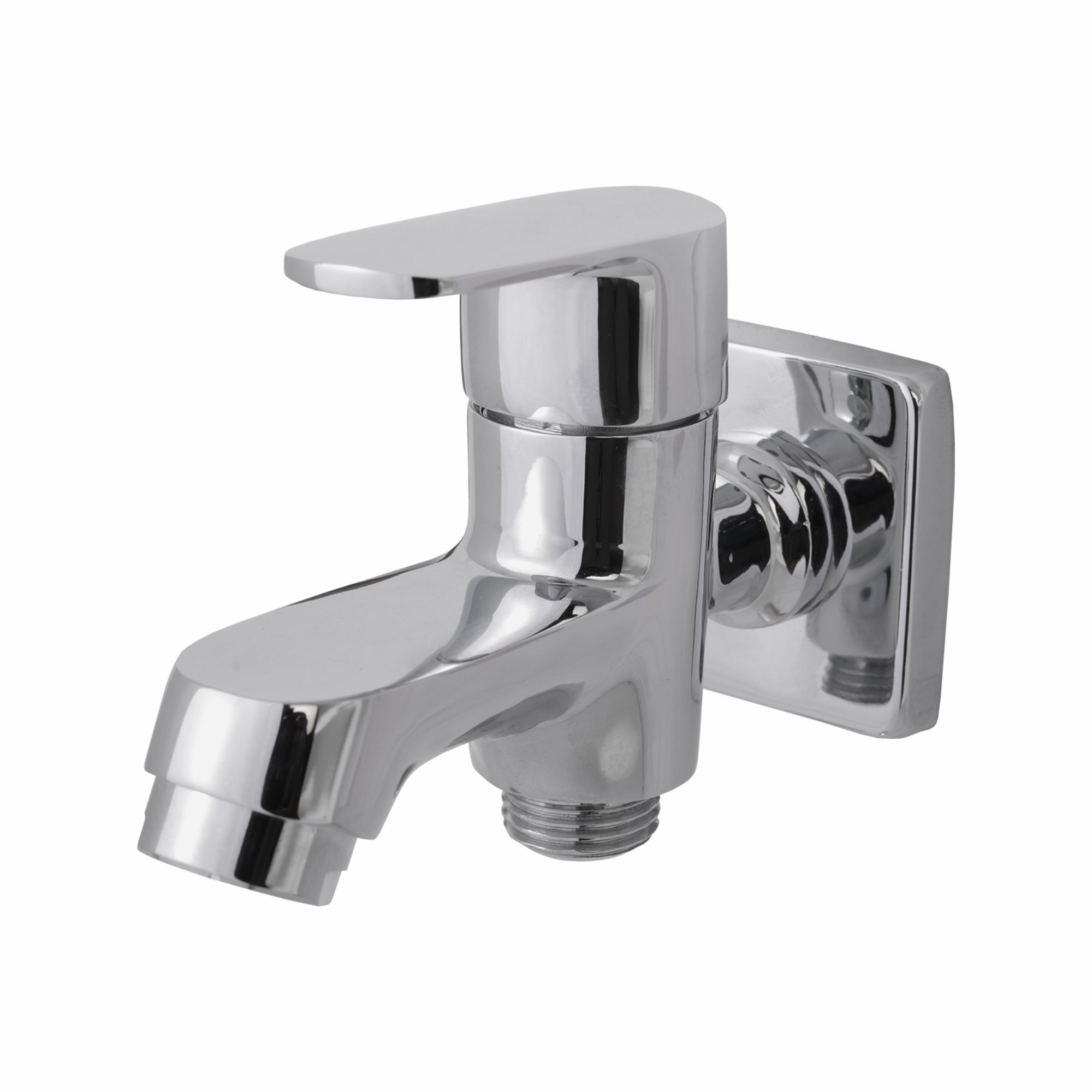Asiatique S/L 2 in 1 Bib Cock With Wall Flange (AS-015 S/L), Aster Series Bathroom & Kitchen Faucets | Premium Modern Tap Collection