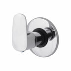 Asiatique Upper Parts Kit Glassy, Flange & Handle for Con. & Flush Cock (AS-021U), Aster Series Bathroom & Kitchen Faucets | Premium Modern Tap Collection