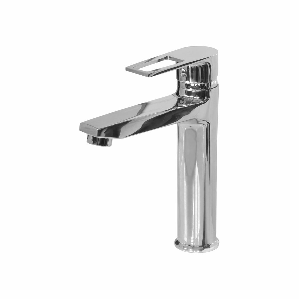 Asiatique S/L Basin Mixer With Extended Body Braided Hoses (B-009EX), Bronze Series Premium Brass Faucet Collection, Chrome Basin Mixers, Pillar Cocks, Sink Mixers & Bathroom Tap