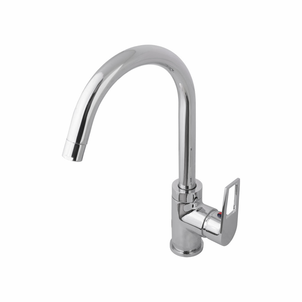 Asiatique S/L Sink Mixer Table Mounted (B-027), Bronze Series Premium Brass Faucet Collection, Chrome Basin Mixers, Pillar Cocks, Sink Mixers & Bathroom Taps