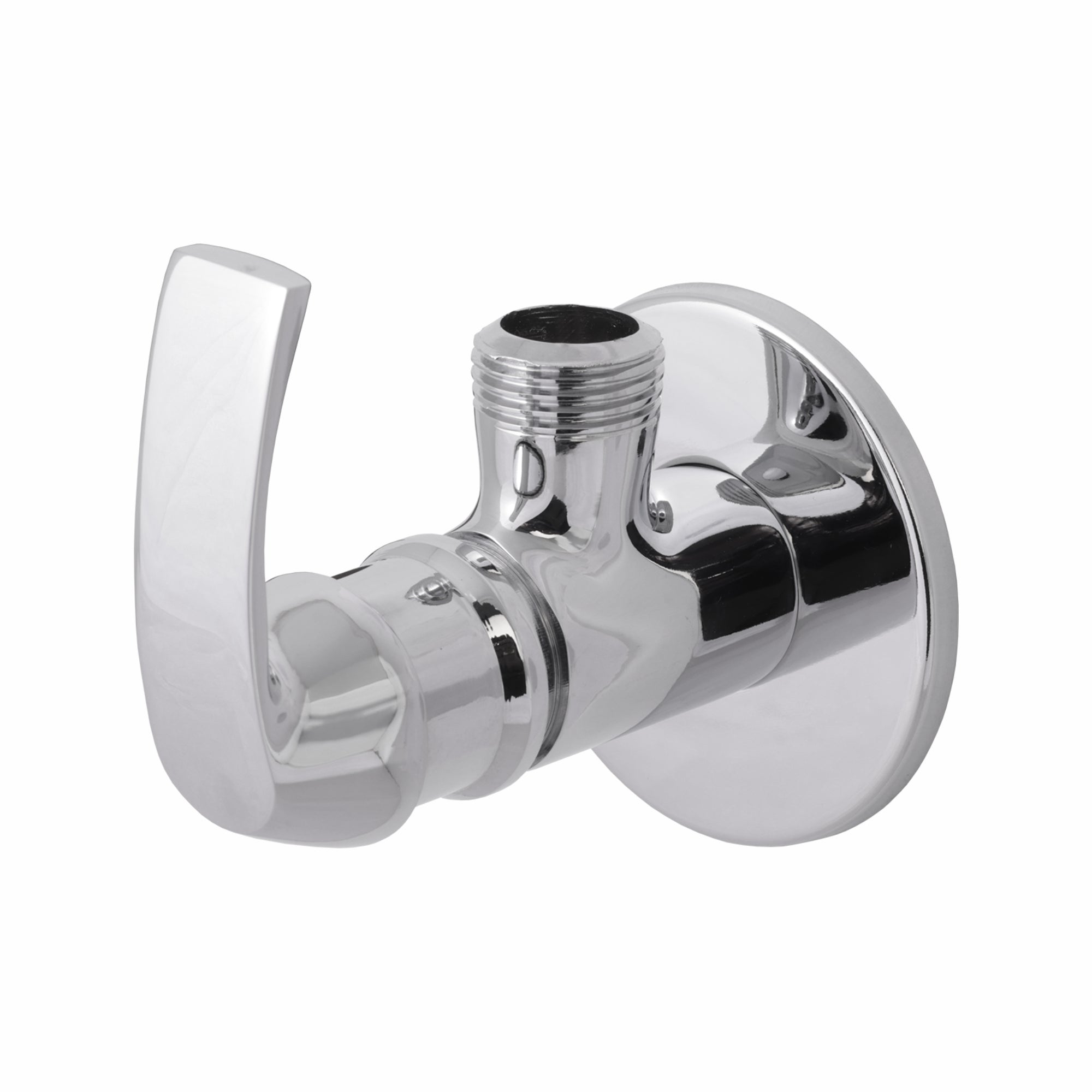 Asiatique  Angle Cock with wall Flange  (D-005), Delta Series Premium Brass Bathroom & Kitchen Faucets
