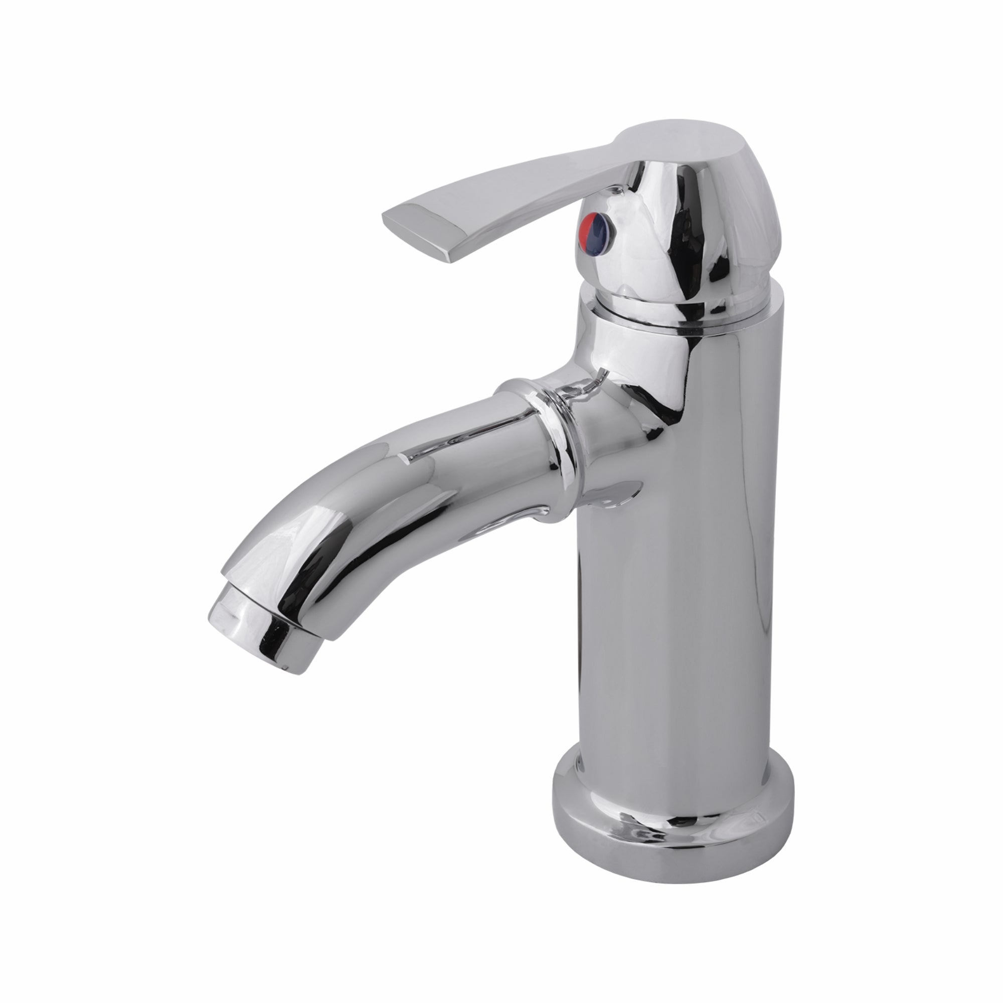 Asiatique S/L Basin Mixer with Extended Body Braided Hoses (D-009EX), Delta Series Premium Brass Bathroom & Kitchen Faucets