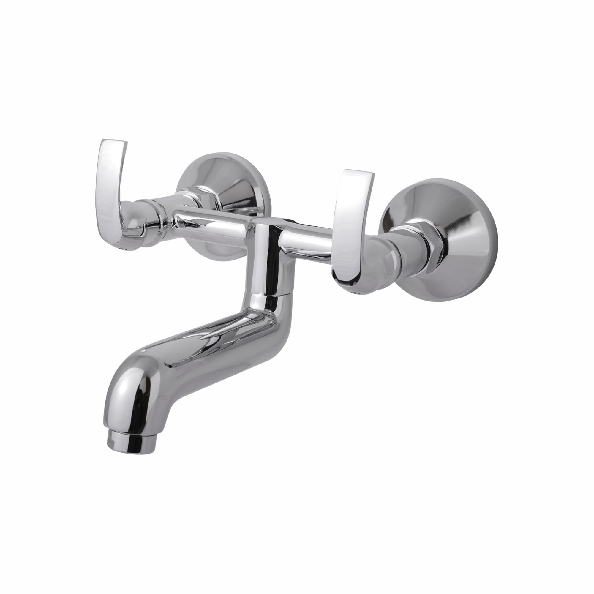Asiatique S/L Wall Mixer Non-Telephonic Wall Mounted  (D-014), Delta Series Premium Brass Bathroom & Kitchen Faucets