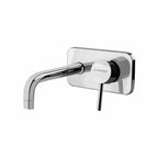 Asiatique S/L Basin Mixer Wall Mounted Upper Part (F-019U), Florent Premium Brass Bathroom & Kitchen Faucet Collection, Chrome Finish Mixer, Pillar Cock & Wall Mounted Tap