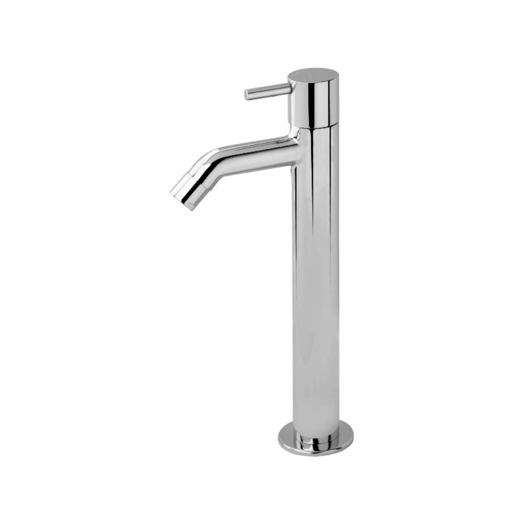 Asiatique Pillar Cock With Extension Body (F-023), Florent Premium Brass Bathroom & Kitchen Faucet Collection, Chrome Finish Mixer, Pillar Cock & Wall Mounted Tap