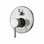Asiatique S/L Div. Upper Parts Handle, Button & Plate (F-024), Florent Premium Brass Bathroom & Kitchen Faucet Collection, Chrome Finish Mixer, Pillar Cock & Wall Mounted Tap
