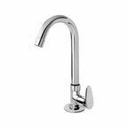 Asiatique Pillar Cock With Swivel ‘J’ Spout (I-002), Idea Series Premium CP Bath Fittings & Faucets