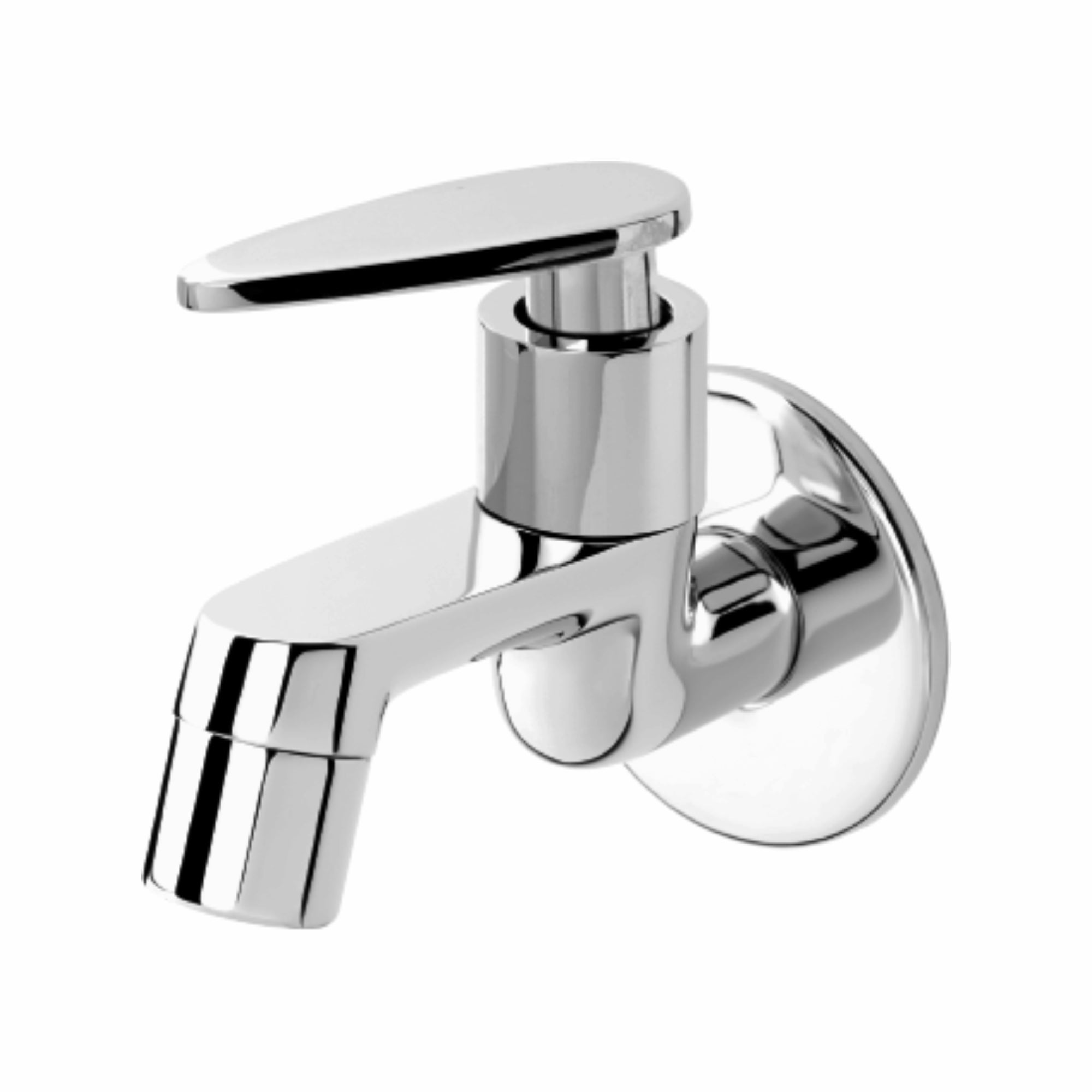 Asiatique Bib Cock With Wall Flange (I-003), Idea Series Premium CP Bath Fittings & Faucets
