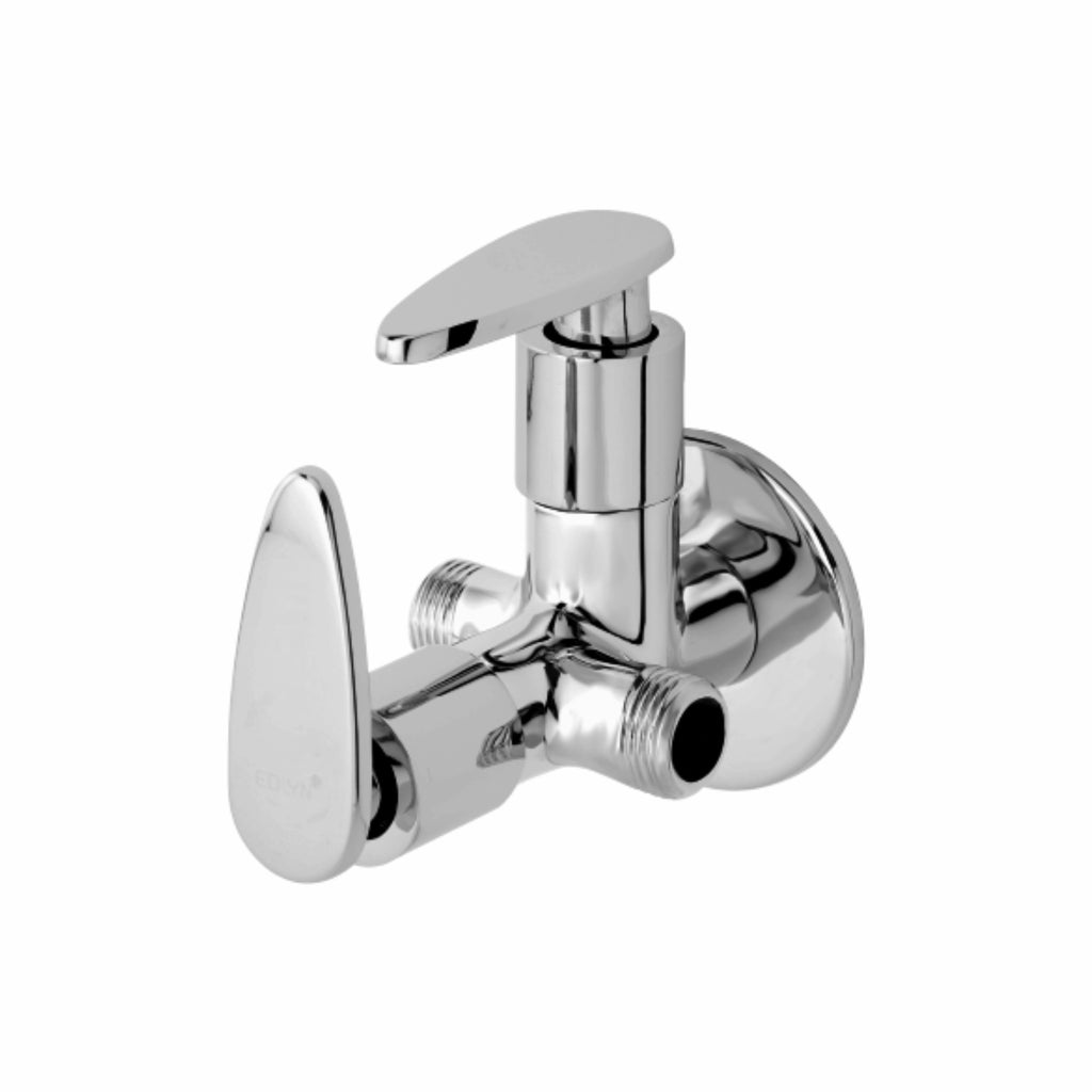 Asiatique 2 Way Angle Cock With Wall Flange (I-005TW), Idea Series Premium CP Bath Fittings & Faucets