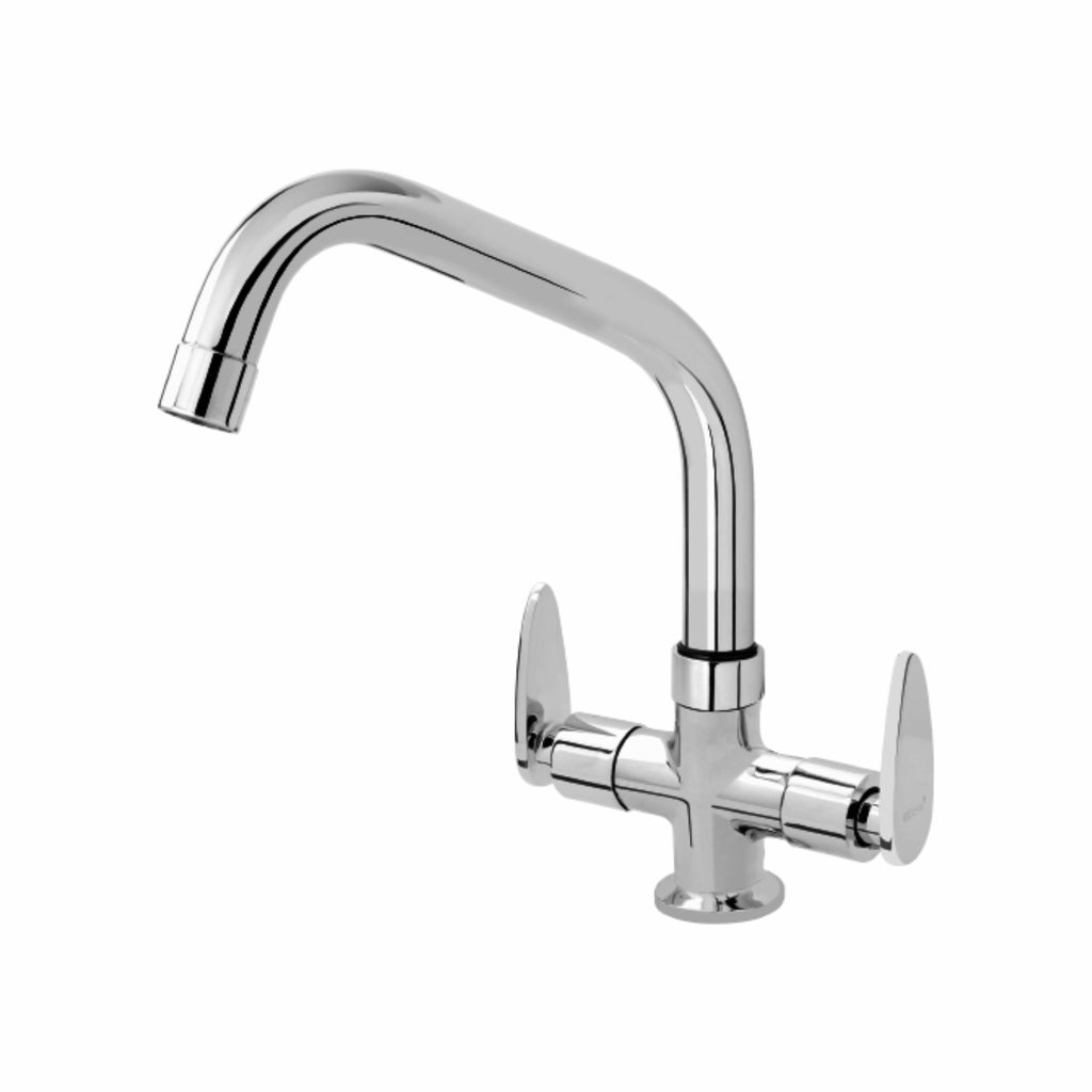 Asiatique C/H Basin Mixer With Extended Swivel Spout (I-011EX), Idea Series Premium CP Bath Fittings & Faucets