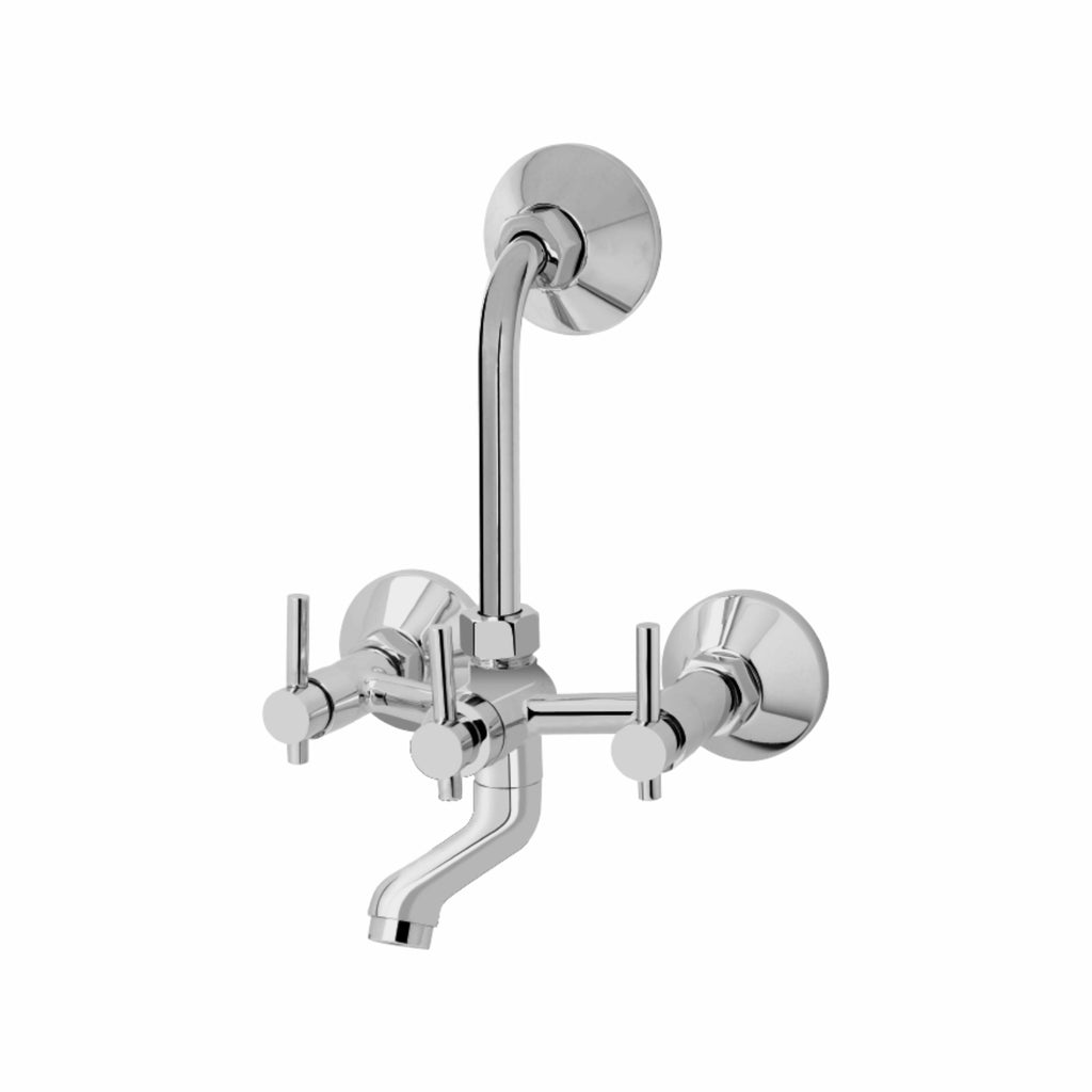 Asiatique Wall Mixer Telephonic with ‘L’ Bend For ARR. Of O/H Shower (J-017), Jetco Series Bathroom & Kitchen Faucets | Premium Modern Tap Collection