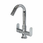 Asiatique C/H Basin Mixer ‘J’ Spout (K-011), KITE Series Bathroom & Kitchen Faucets | Premium Modern Tap Collection