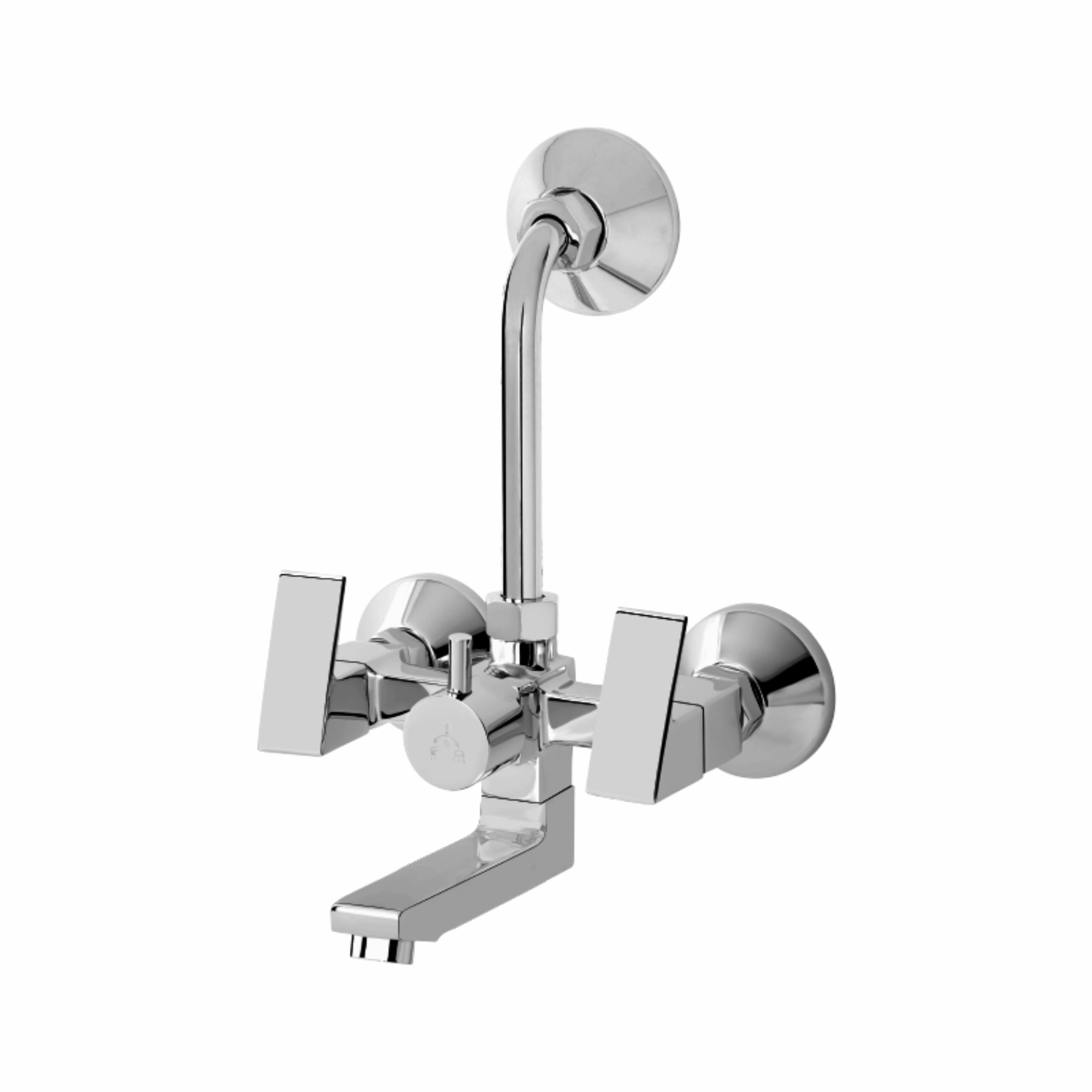 Asiatique Wall Mixer Telephonic With ‘L’ Bend for ARR. Of O/H Shower (L-017), Lenz Series Premium CP Bath Fittings & Faucets