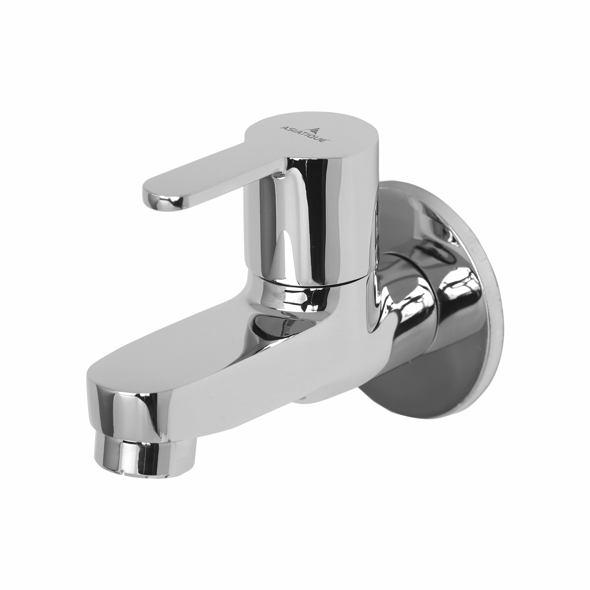 Asiatique Bib Cock With Wall Flange (LI-003), LIVA Series Kitchen & Bathroom Faucets | Premium Modern Tap Collection
