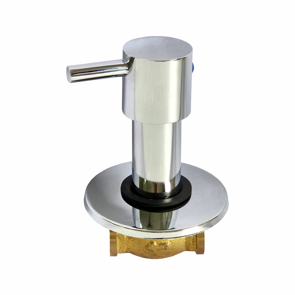 Asiatique Concealed Stop Cock 15mm (MN-006), MOON Series Bathroom & Kitchen Faucets | Premium Modern Tap Collection