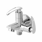 Asiatique 2 in 1 Bib Cock With Wall Flange (N-015), Navy Series Premium CP Bath Fittings & Faucets