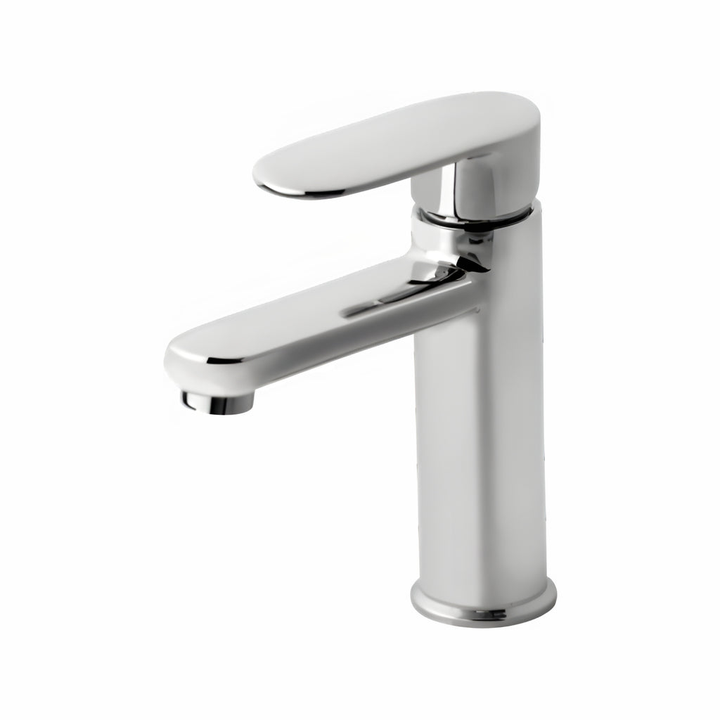 Asiatique S/L Basin Mixer With Braided Hoses (O-009), Orient Series Premium Brass Bathroom & Kitchen Faucet Collection
