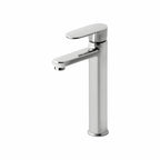 Asiatique S/L Basin Mixer With Extended Body Braided Hoses (O-009EX), Orient Series Premium Brass Bathroom & Kitchen Faucet Collection