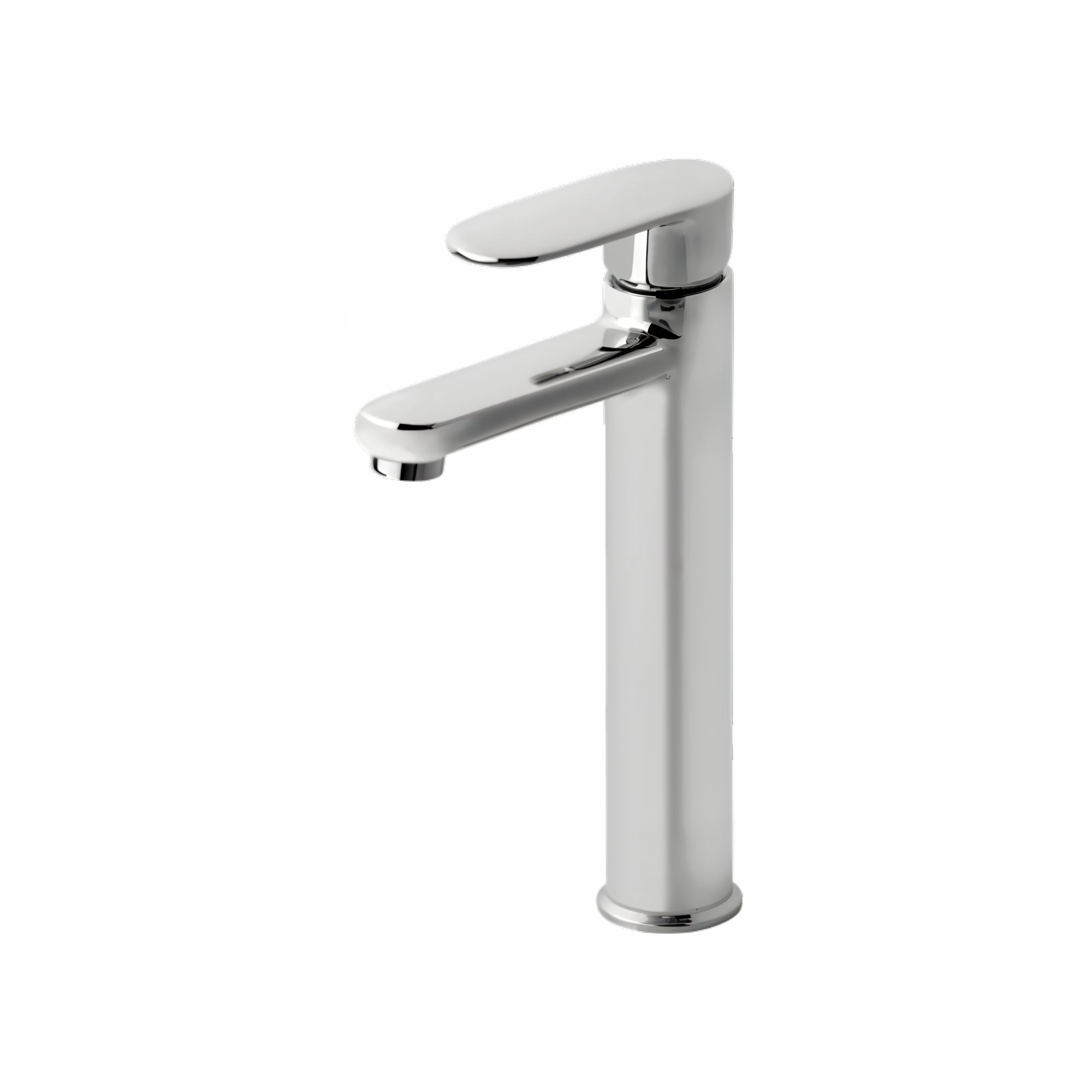 Asiatique S/L Basin Mixer With Extended Body Braided Hoses (O-009EX), Orient Series Premium Brass Bathroom & Kitchen Faucet Collection