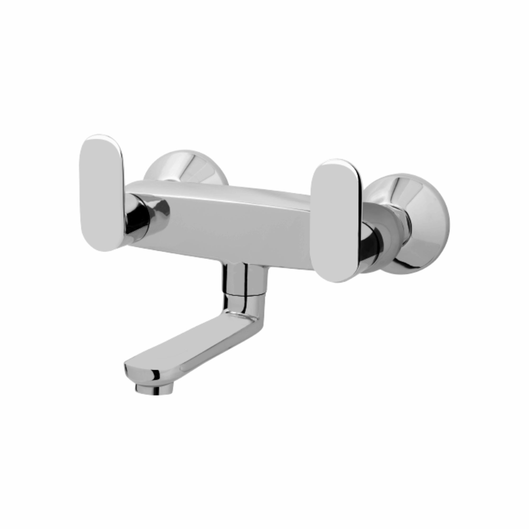 Asiatique Wall Mixer Non-Telephonic Wall Mounted (O-014), Orient Series Premium Brass Bathroom & Kitchen Faucet Collection